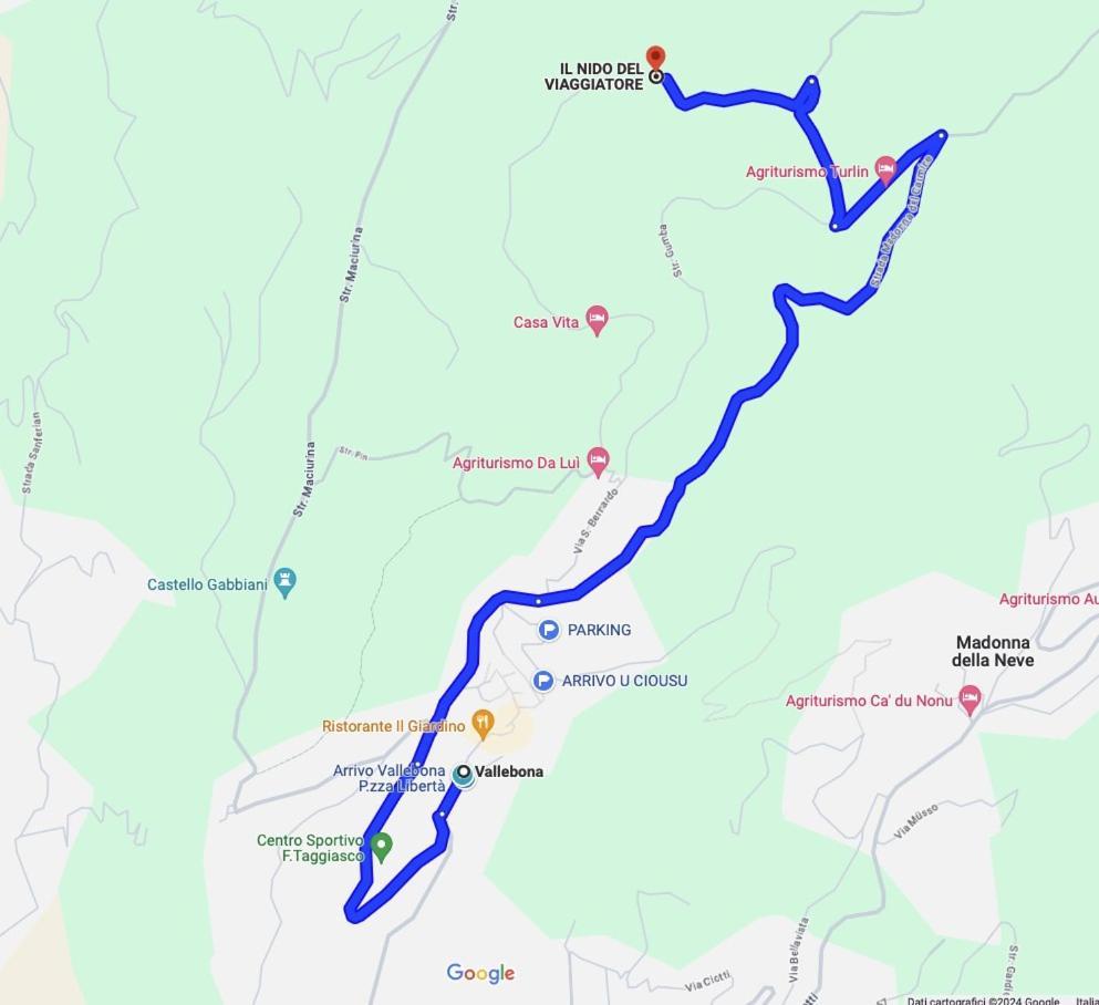 Il Nido Del Viaggiatore Vallebona Экстерьер фото